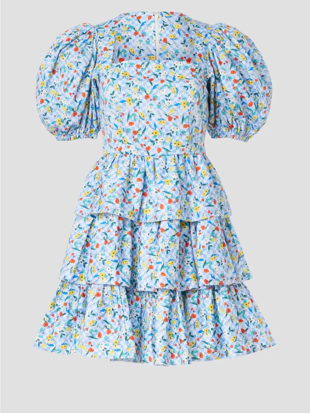 Hunter Bell Porter Dress Blue Wildflower Medley